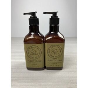 Bath & Body Works PURELY CLEAN CITRUS Hand Soap, 10 fl. oz, NEW‎ x 2